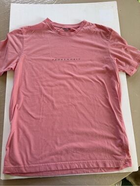 Fahrenheit women’s Light Pink slightly Coral Crew Neck T-Shirt
